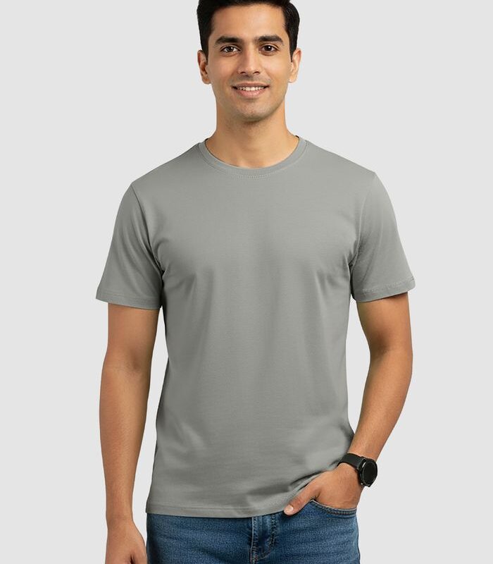 Space Grey Plain T-Shirt