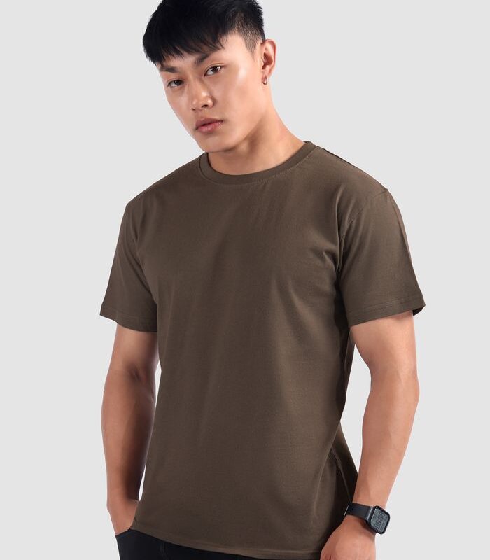Brown Plain T-shirt